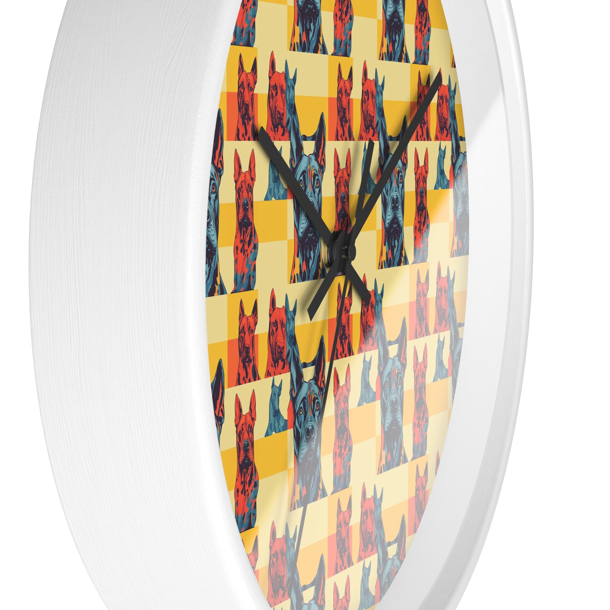 Dane-tastic Marvelous Mutt Mode Wall Clock