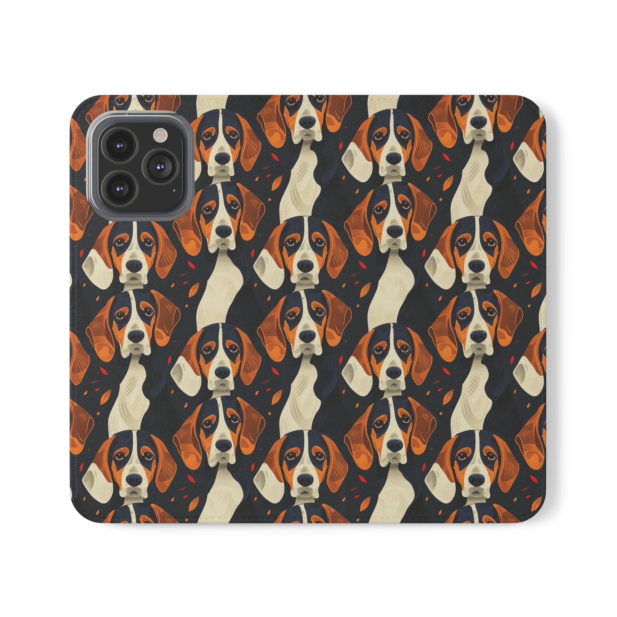 Beagle Glimmer Gaze Glamour Flip Cases