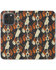 Beagle Glimmer Gaze Glamour Flip Cases