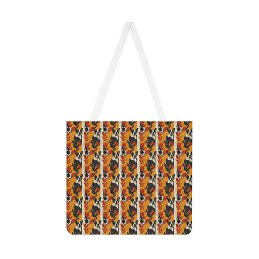 Chic Frenchie Charm Shoulder Tote Bag