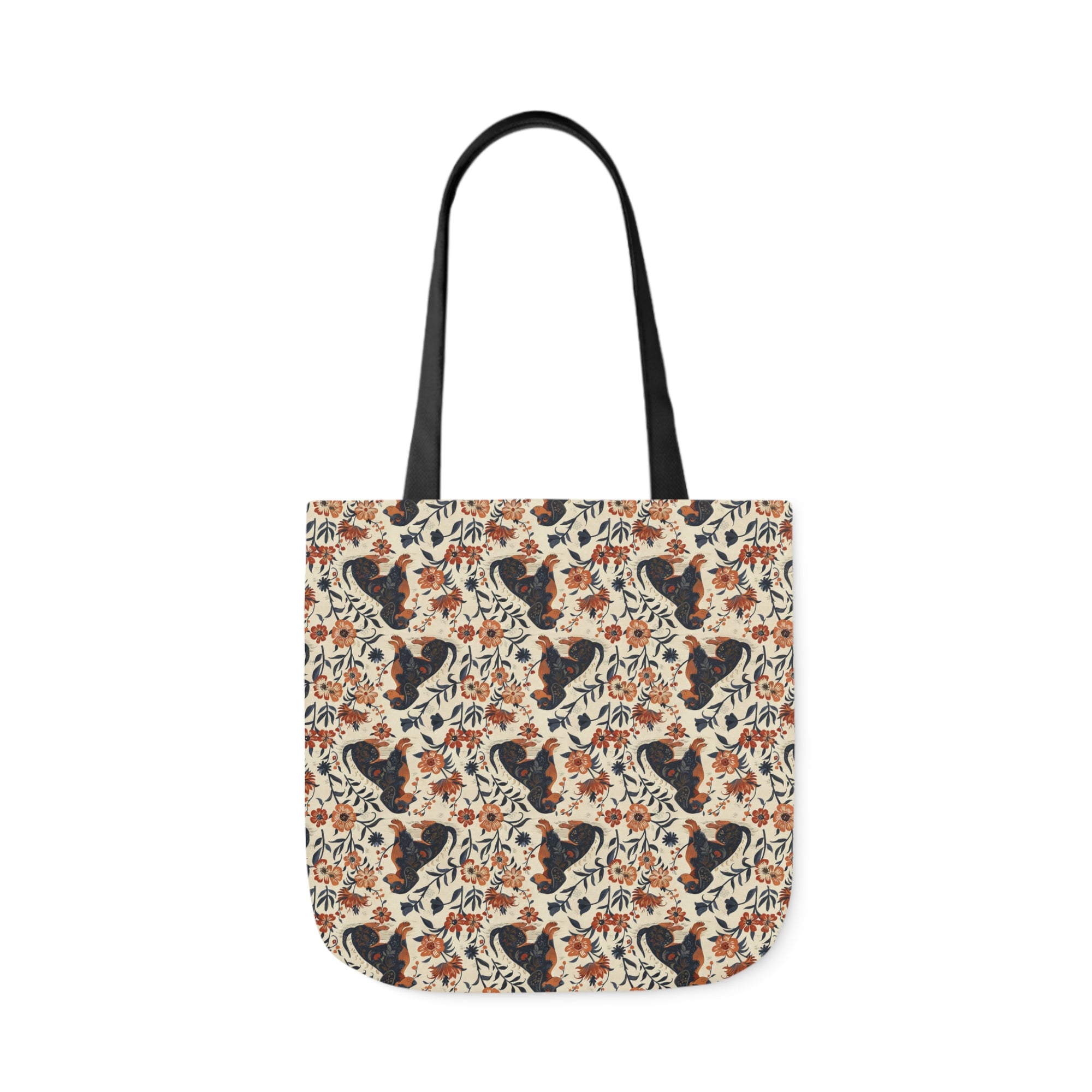 Blossoming Dachshunds Delight Canvas Tote Bag