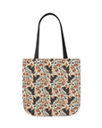 Blossoming Dachshunds Delight Canvas Tote Bag