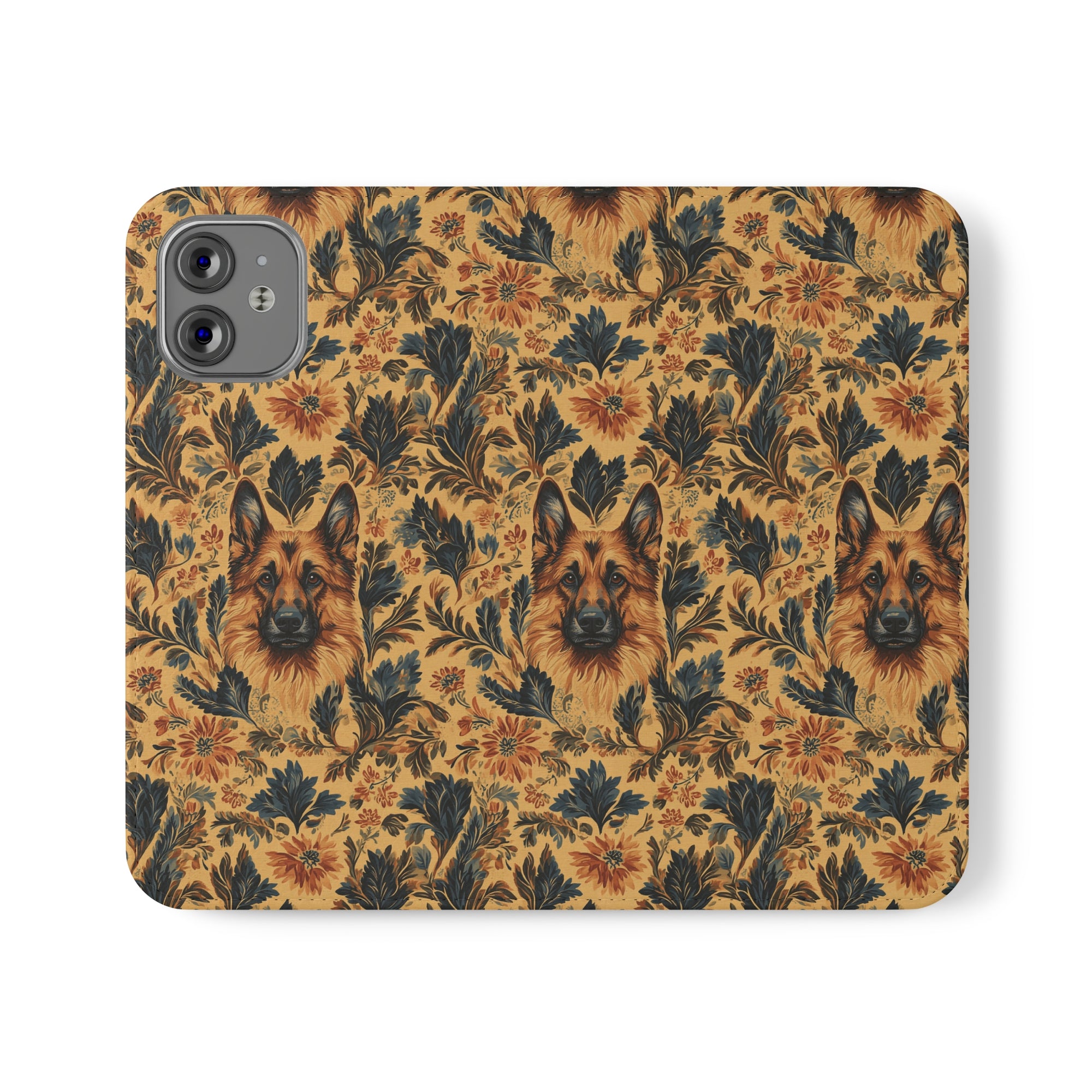 Autumnal German Shepherd Glamour Flip Cases