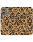 Autumnal German Shepherd Glamour Flip Cases