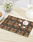 Fanciful Golden Paradise Blossom Cutting Board