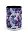 Funky Geometric Boxerista Accent Coffee Mug