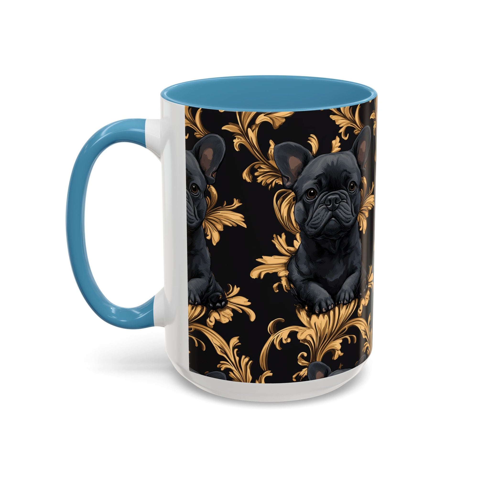 Regal Frenchie Noir Elegance Accent Coffee Mug