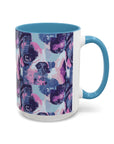 Funky Geometric Boxerista Accent Coffee Mug