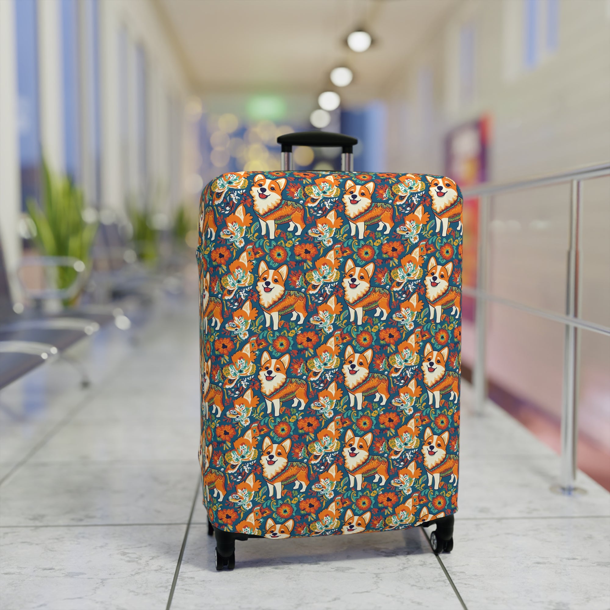 Corgi Carnival Couture Luggage Cover