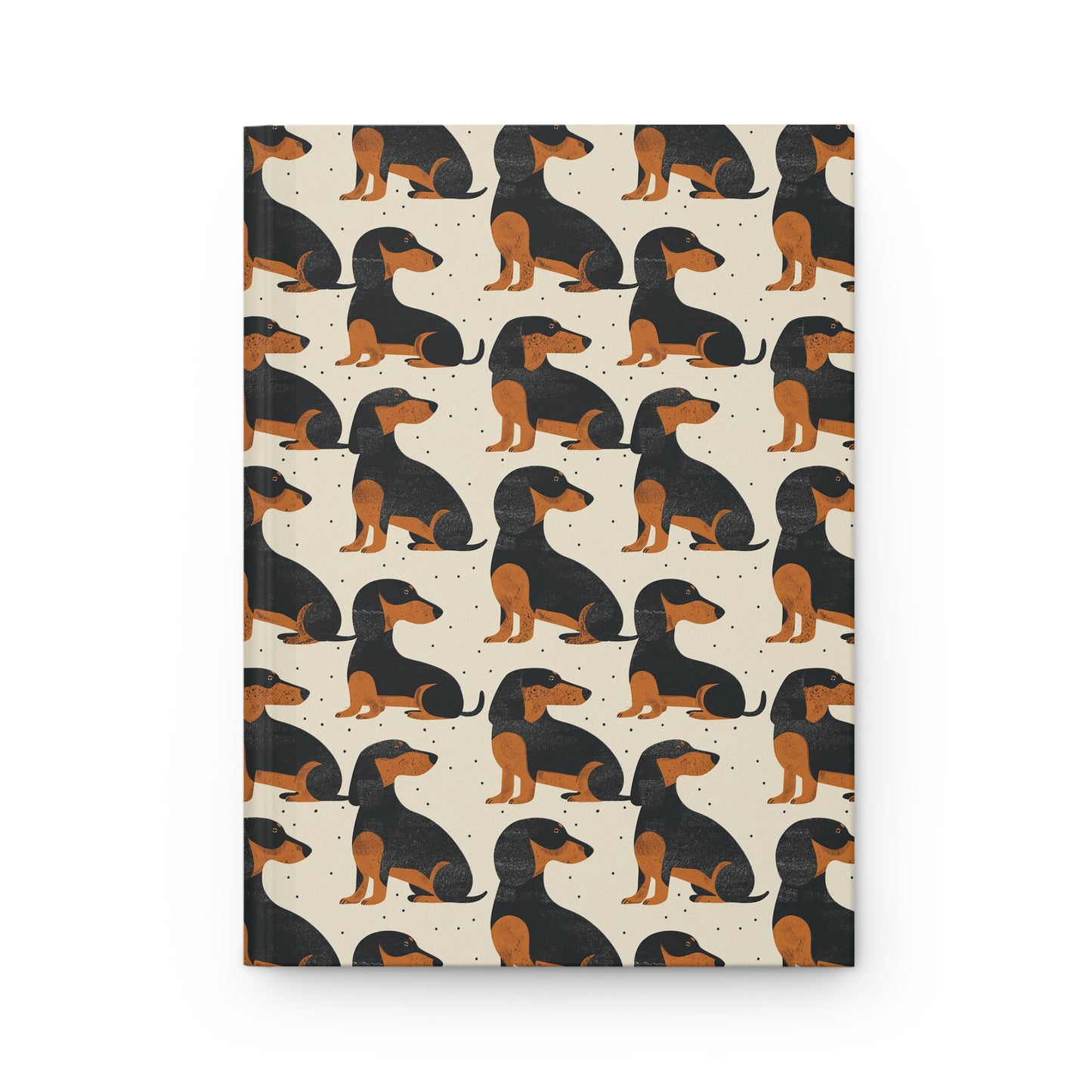 Whimsical Dachsund Dreamcatcher Hardcover Journal Matte