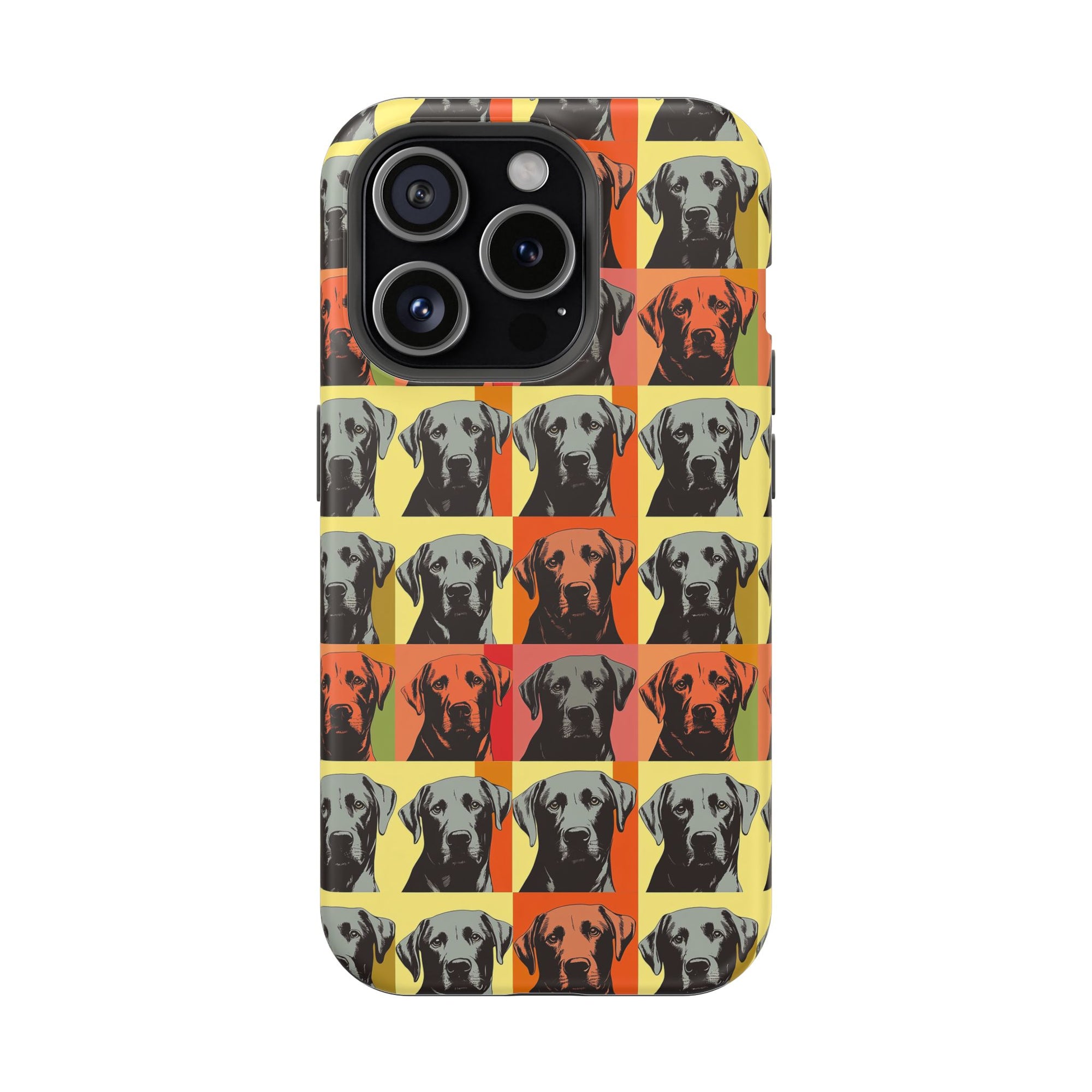 Whimsical Warhol Labrador Magnetic Tough Cases