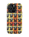 Whimsical Warhol Labrador Magnetic Tough Cases