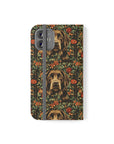 Labrador Lush Pooch Tapestry Flip Cases