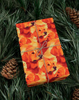 Golden Glamour Paws Gift Wrap Papers