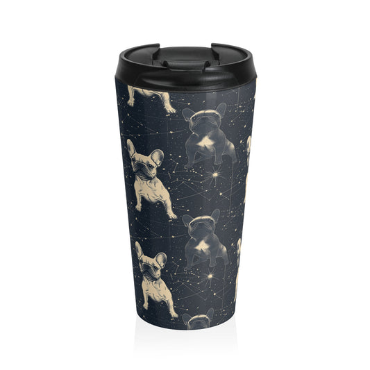 Frenchie Celestial Soar Stainless Steel Travel Mug