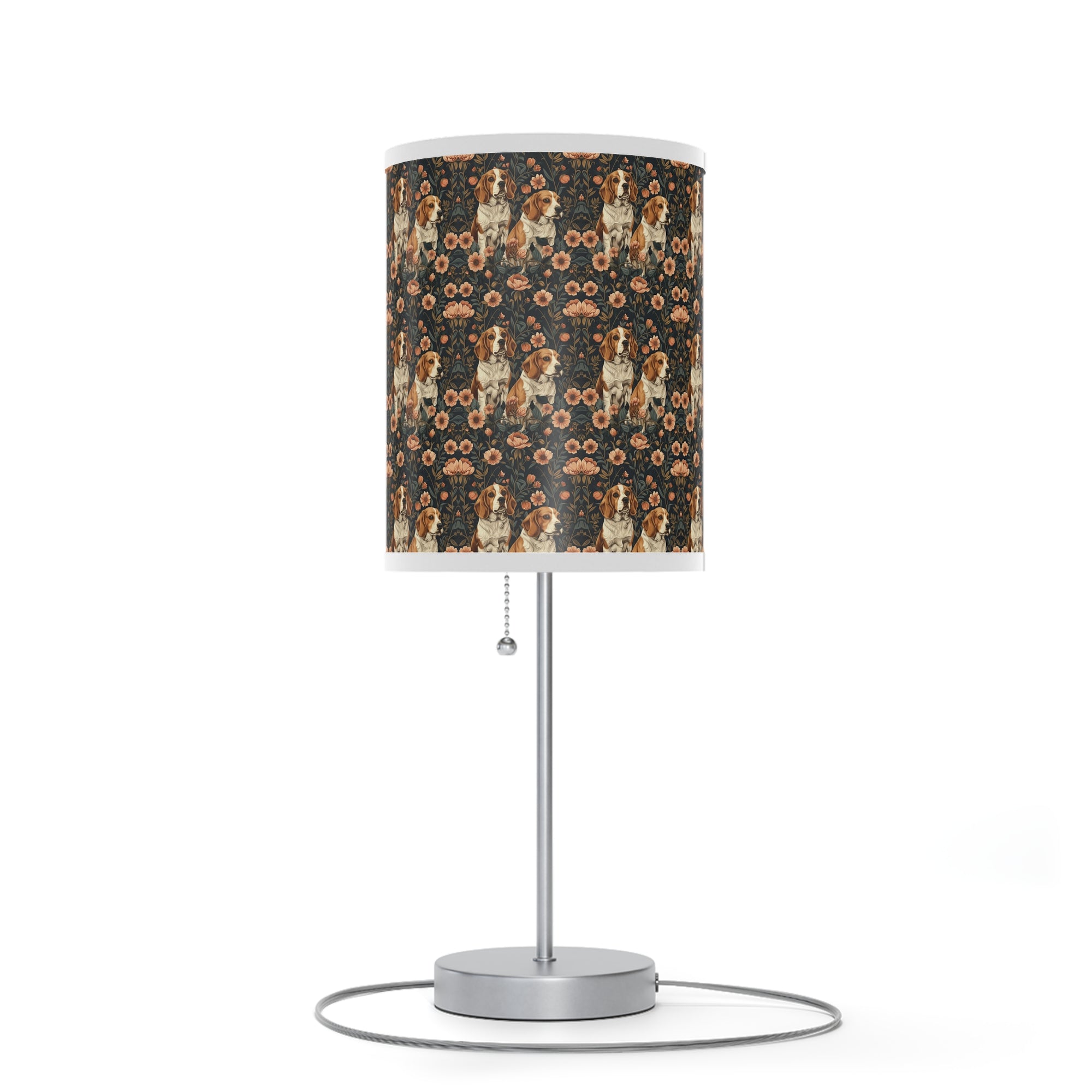 Beagle Blossom Bonanza Lamp on a Stand