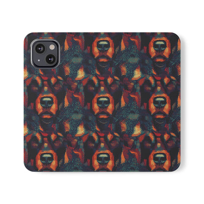 Rustic Rottie Charm Flip Cases