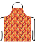 Golden Glamour Paws Apron