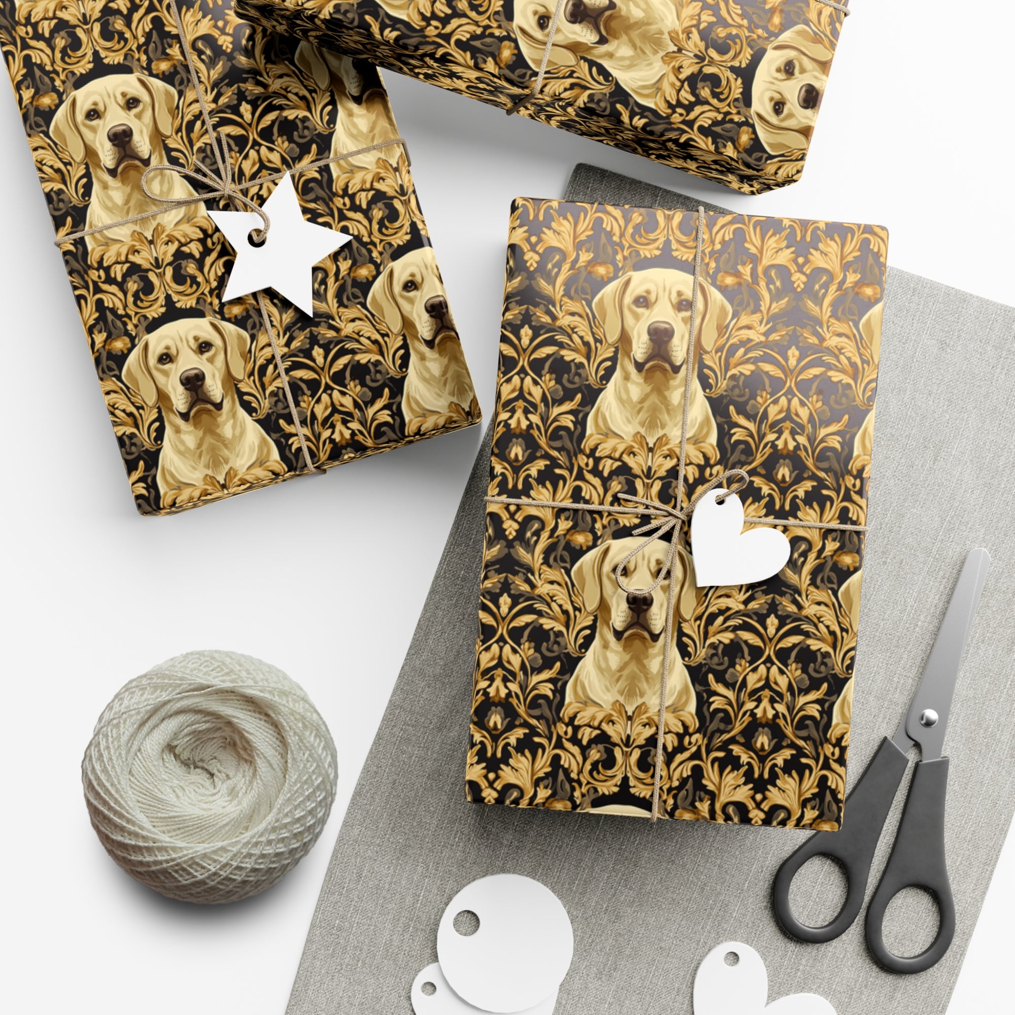 Royal Pawsitivity Labs Gift Wrap Papers