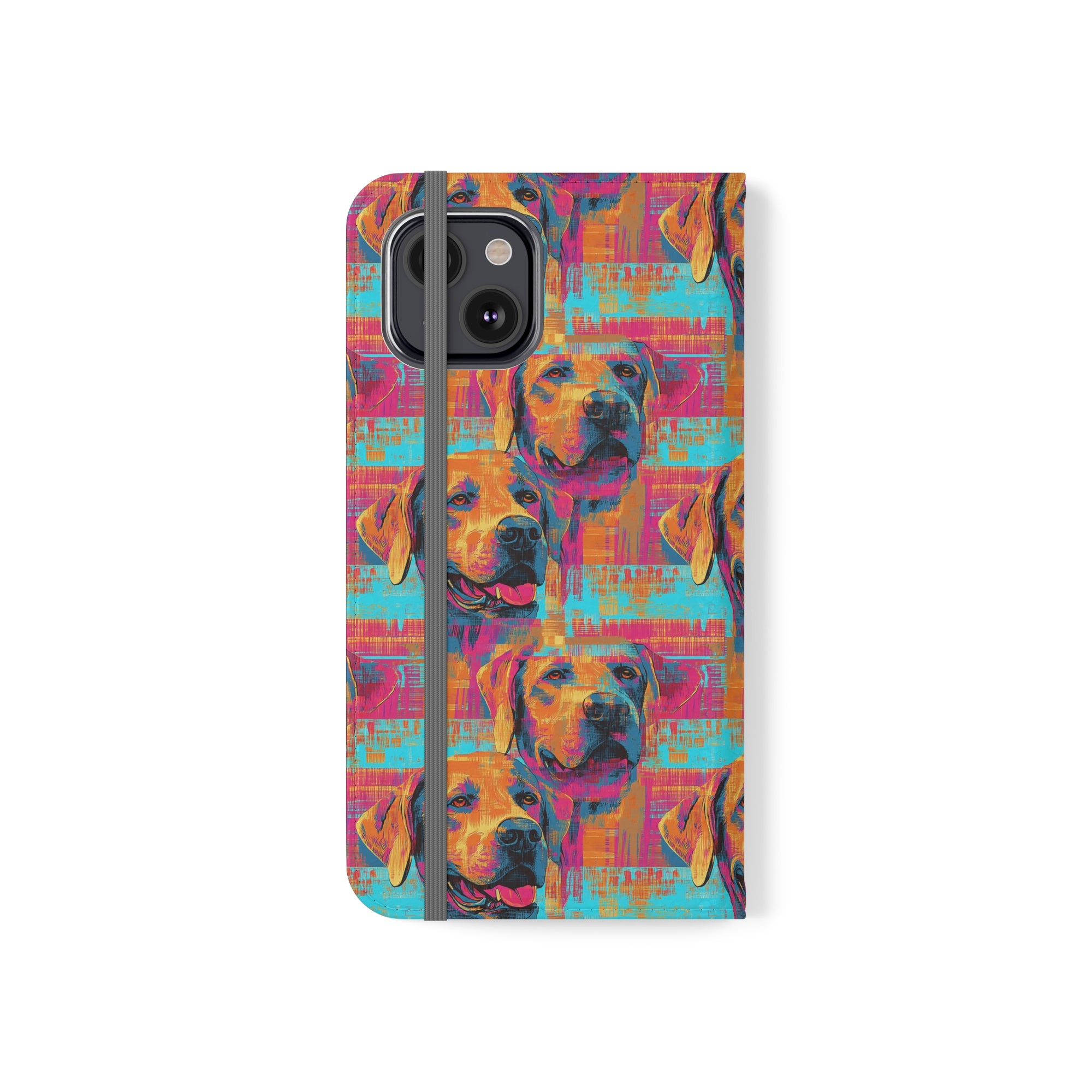 Rustic Charm Labrador Chic Flip Cases