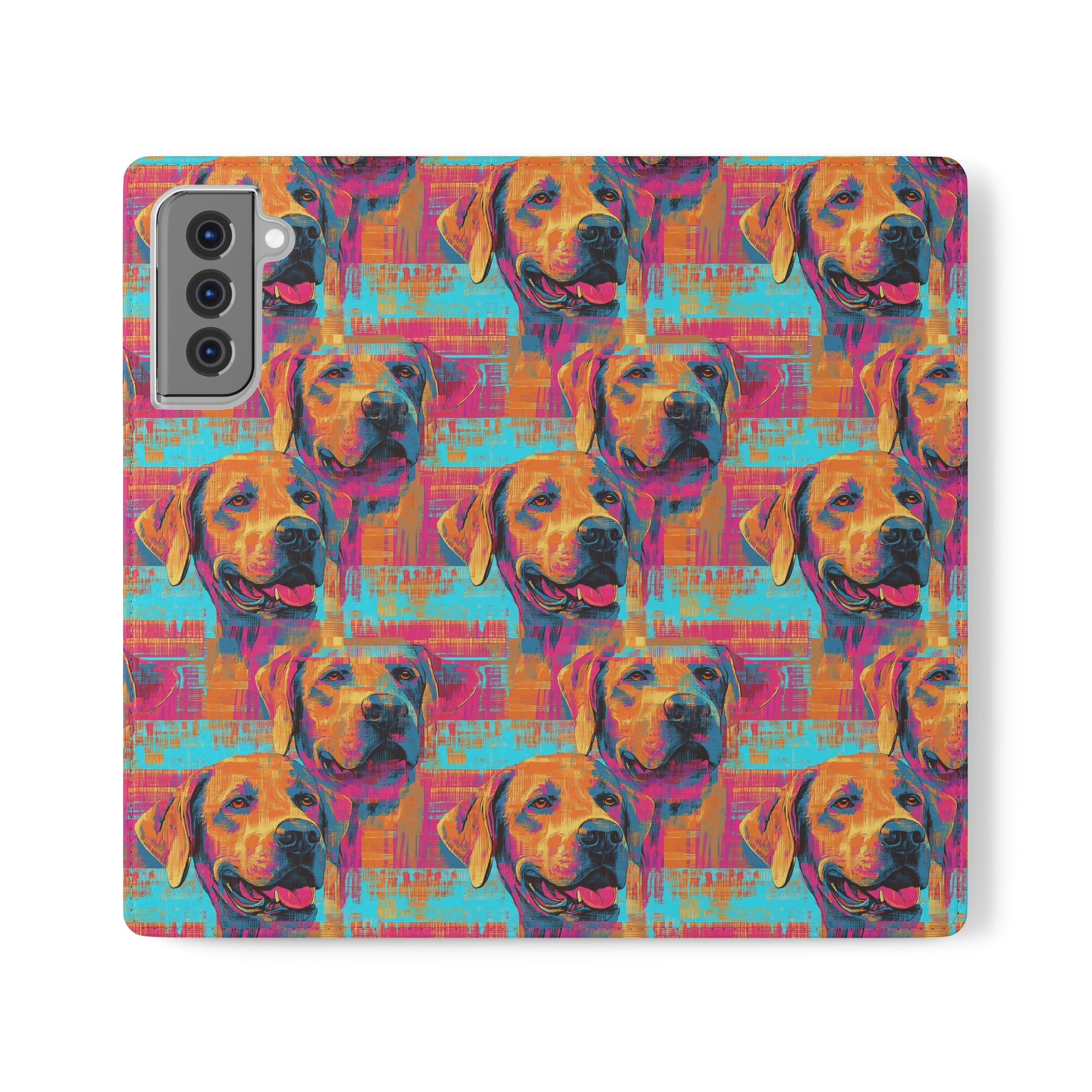 Rustic Charm Labrador Chic Flip Cases