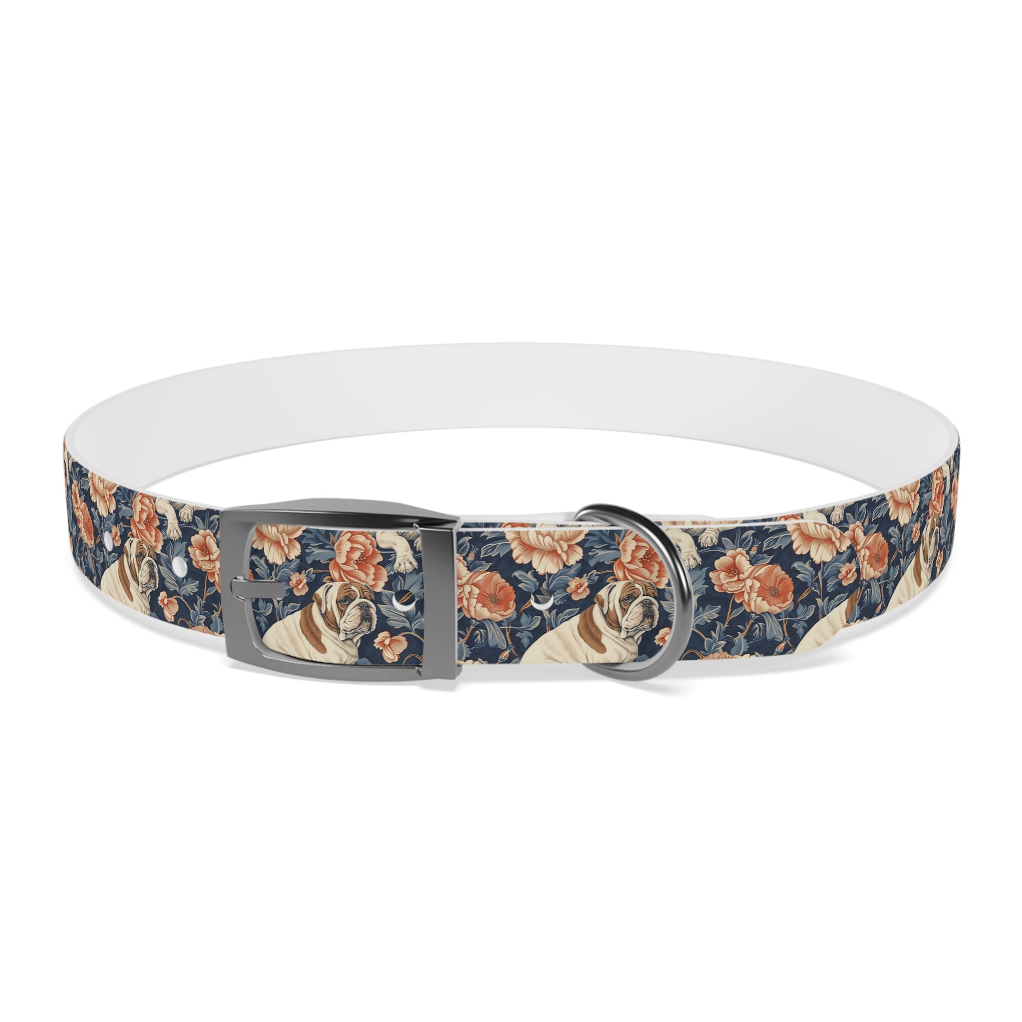 Blooming Bulldog Beauty Dog Collar