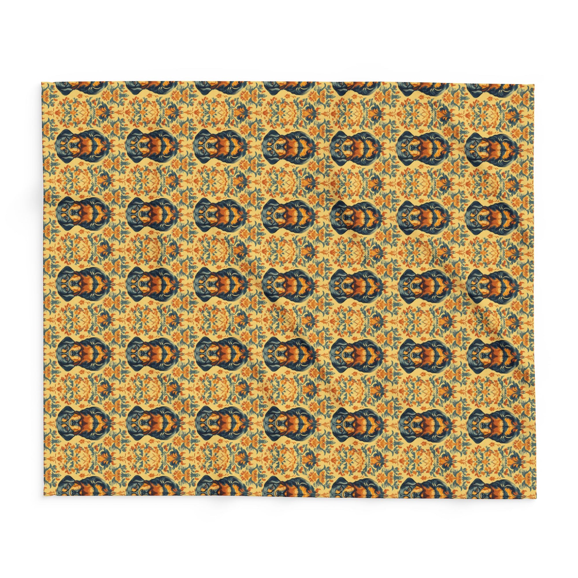 Royal Rottie Regalia Arctic Fleece Blanket