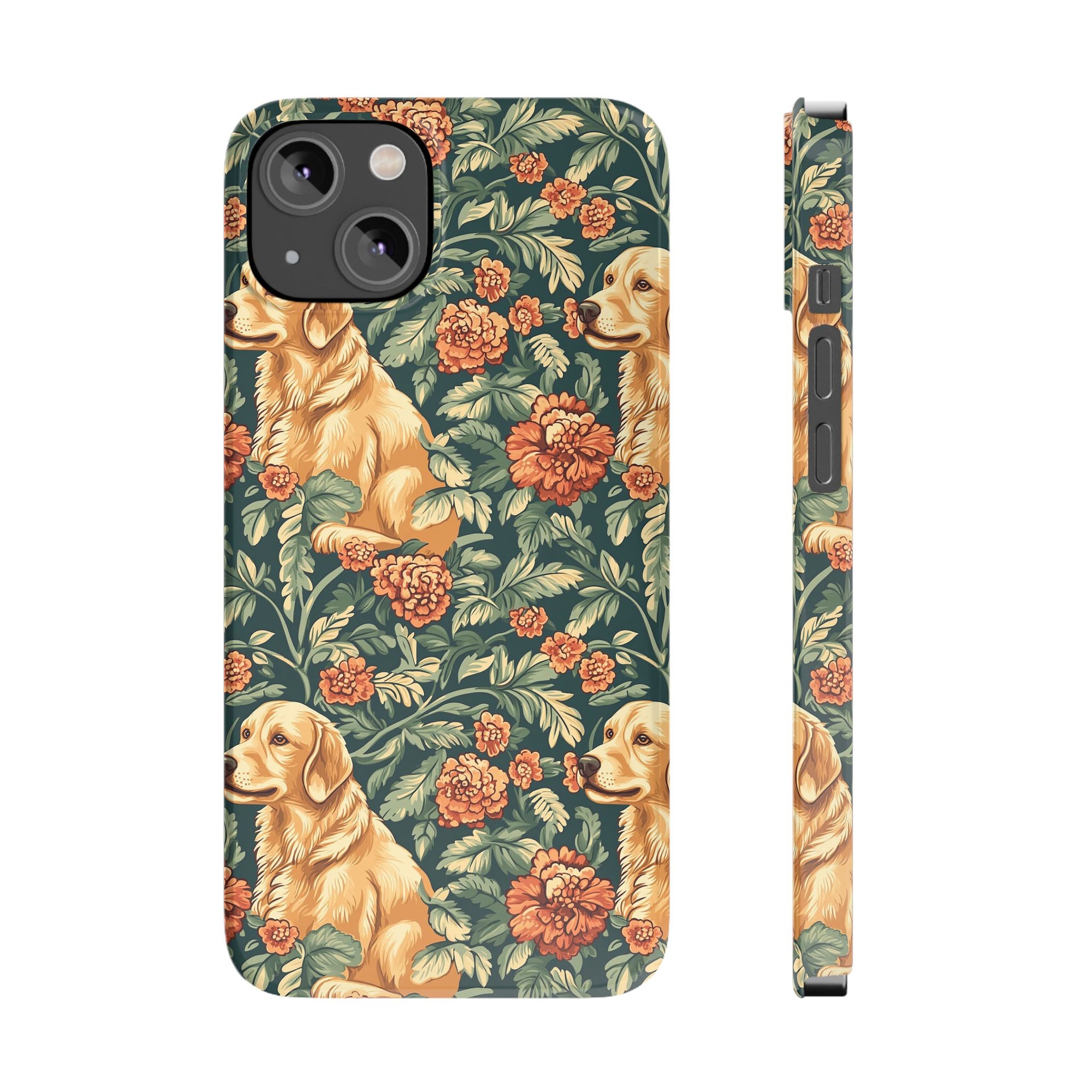 Blooming Goldie Glam Slim Phone Cases