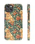 Blooming Goldie Glam Slim Phone Cases