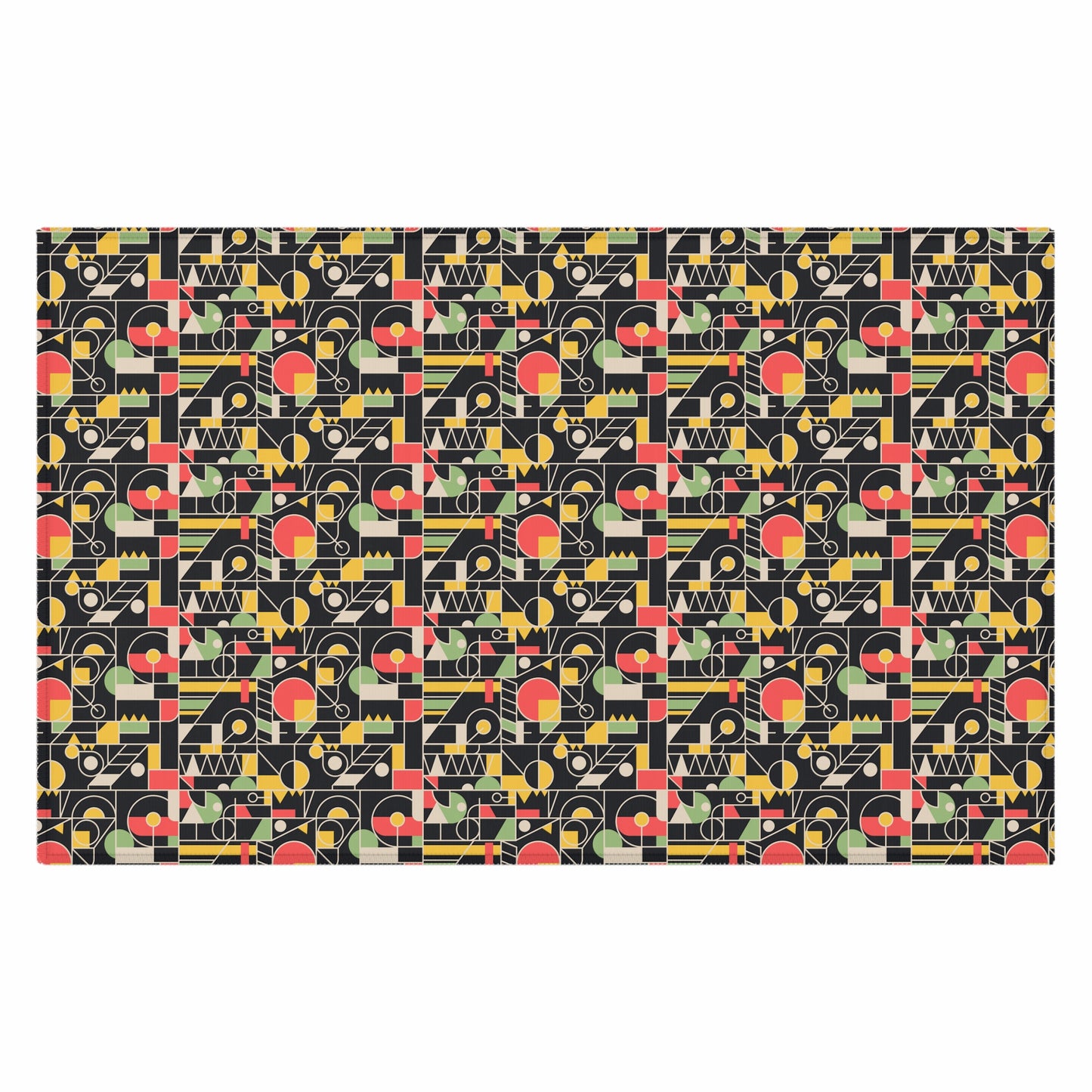 Kaleidoscope Dreams: Colorful Geometric Dorian Rug