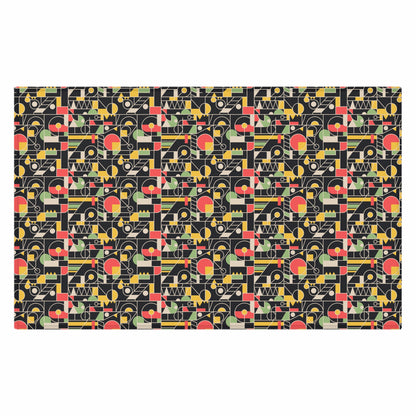 Kaleidoscope Dreams: Colorful Geometric Dorian Rug