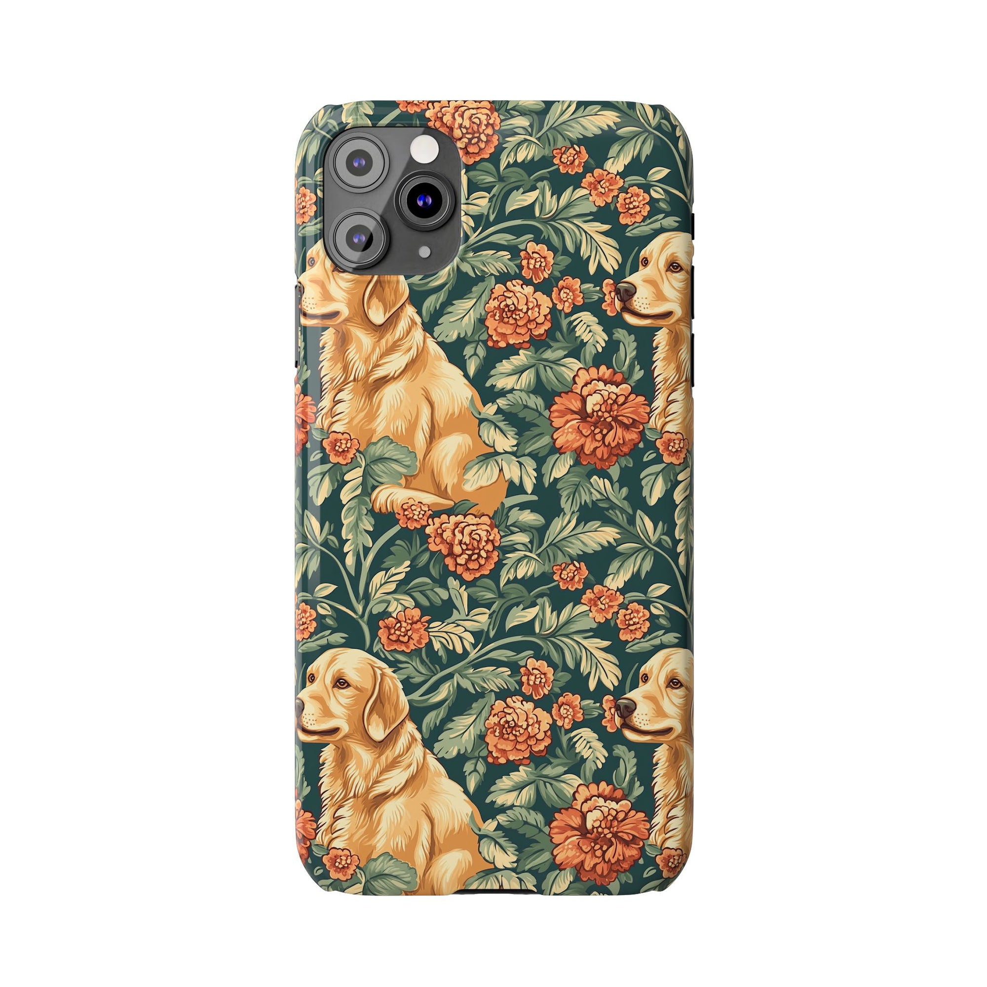 Blooming Goldie Glam Slim Phone Cases