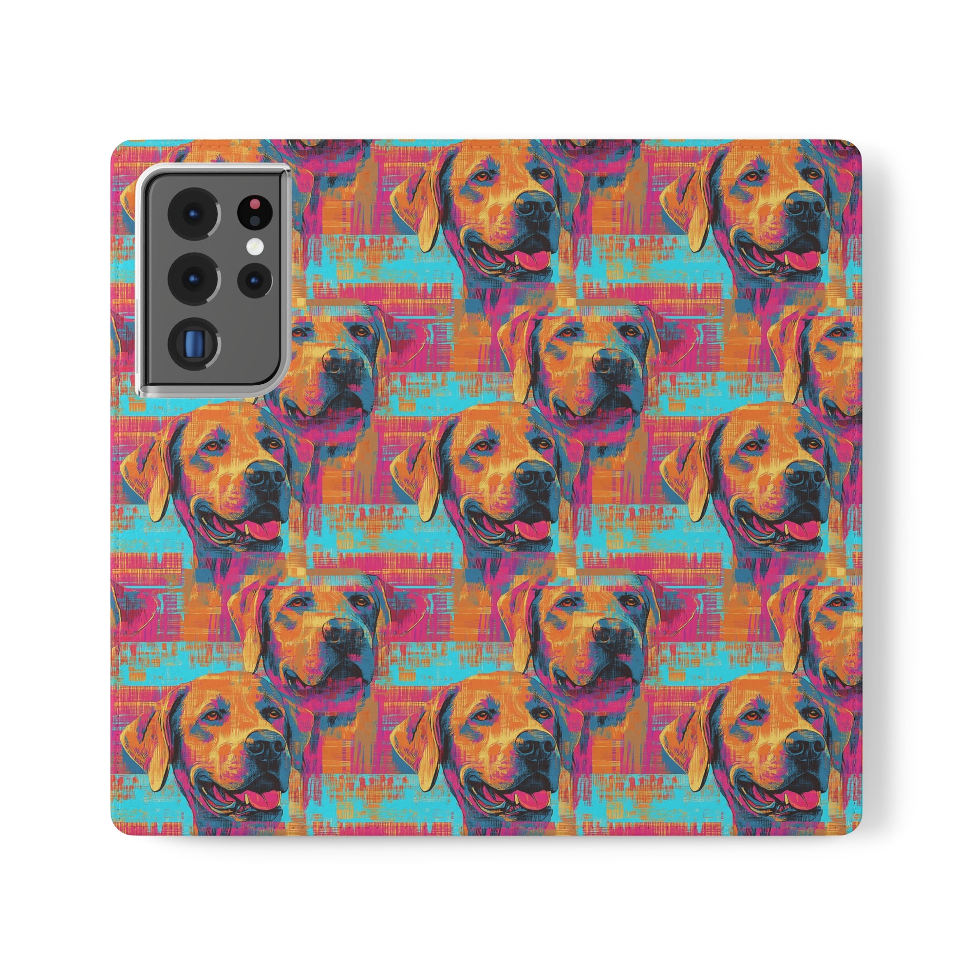 Rustic Charm Labrador Chic Flip Cases