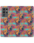 Rustic Charm Labrador Chic Flip Cases