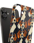 Beagle Glimmer Gaze Glamour Slim Phone Cases