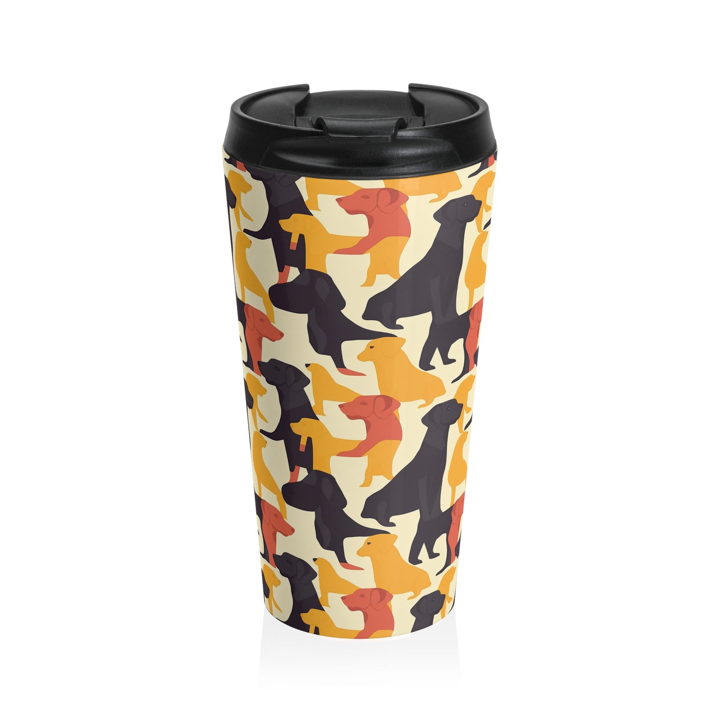 Modern Charm Labrador Chic Stainless Steel Travel Mug