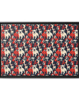 Bulldoggy Bliss Chomper Matte Canvas, Framed