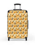 Golden Glitz 'n Glamour Woofwear Suitcase