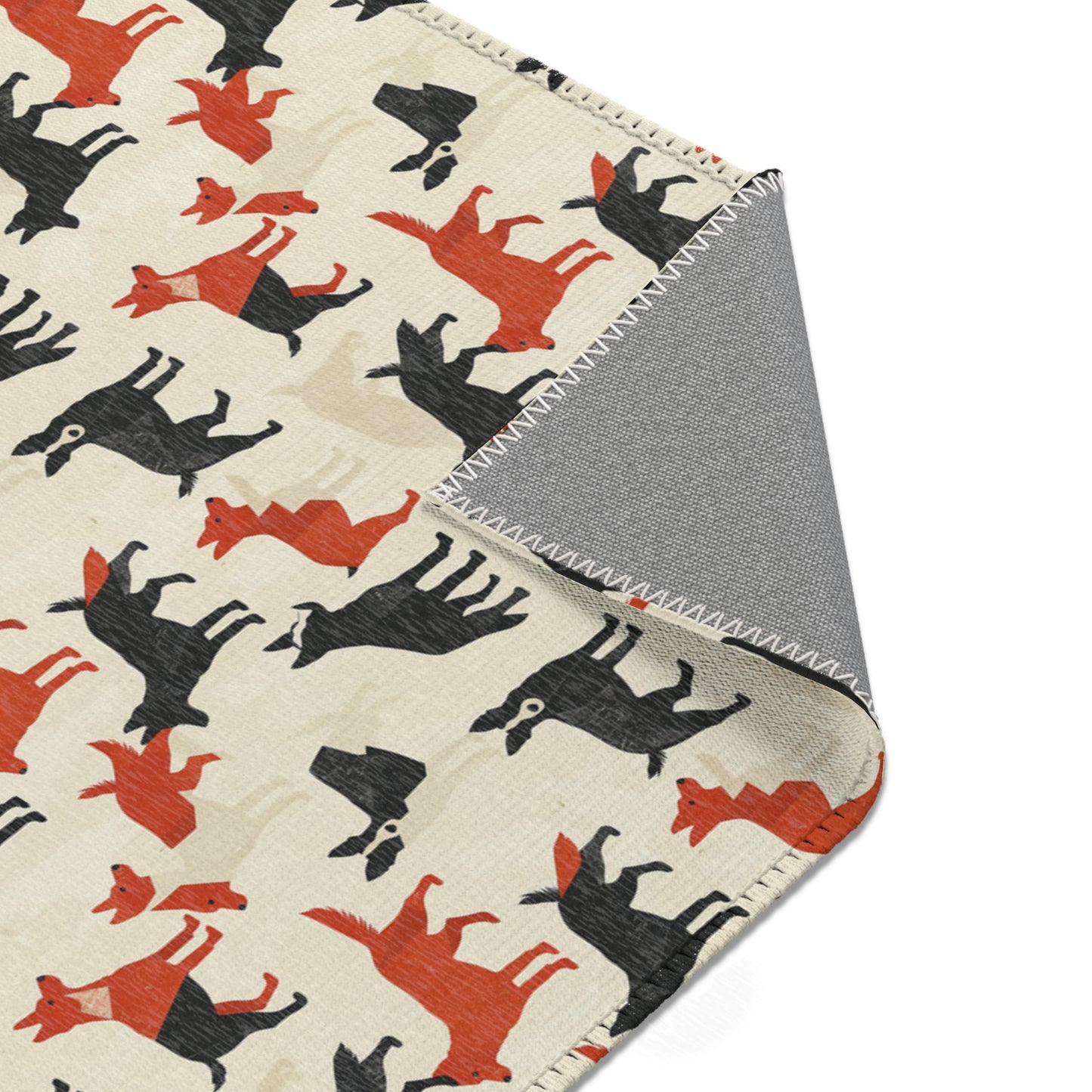 Modern Shepherd Chic - German Shepherd Area Rug