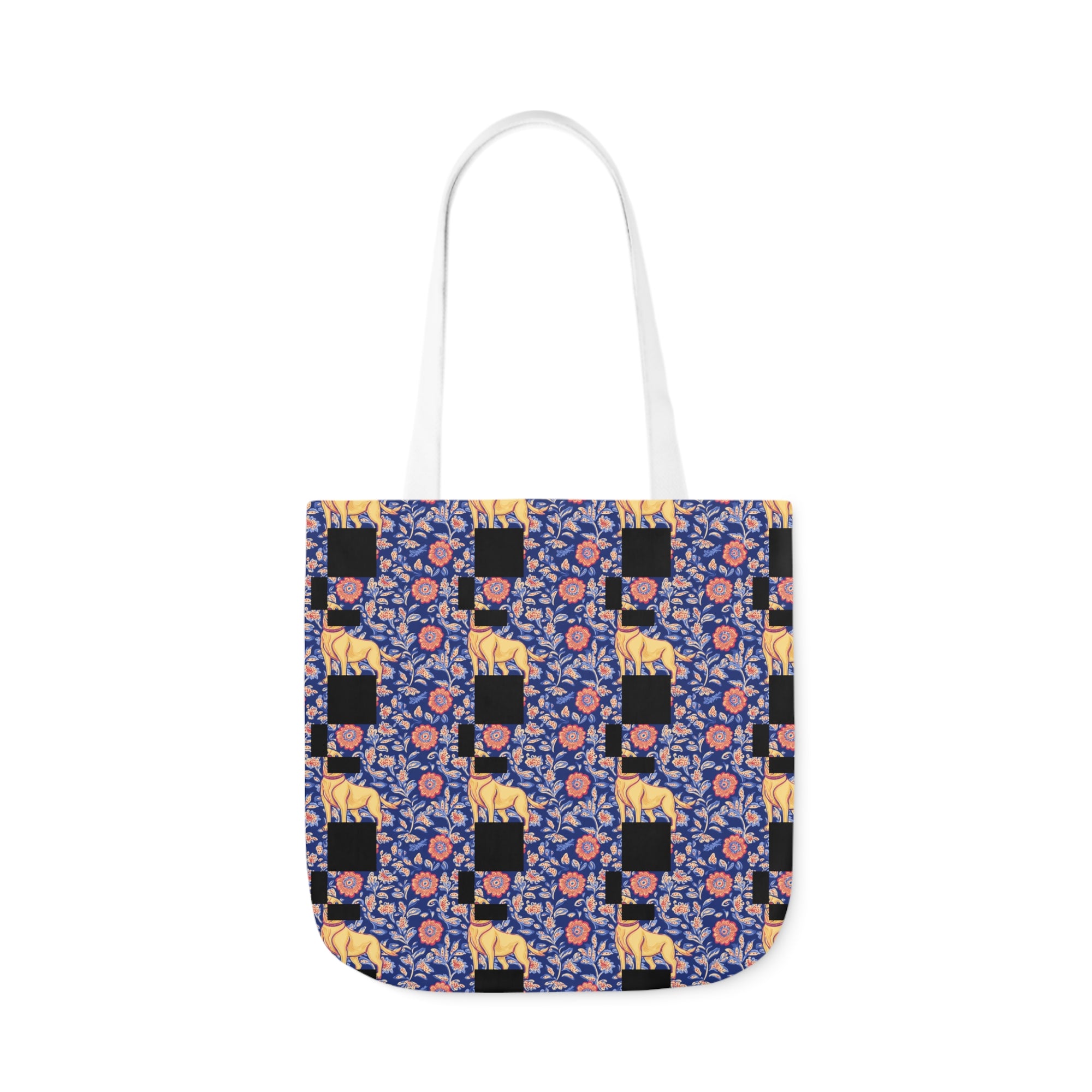 Bloomtastic Lab Petal Parade Canvas Tote Bag