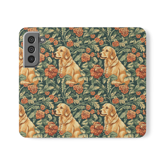 Blooming Goldie Glam Flip Cases