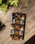 Bloomingly Bulldogistic Bouquet Slim Phone Cases