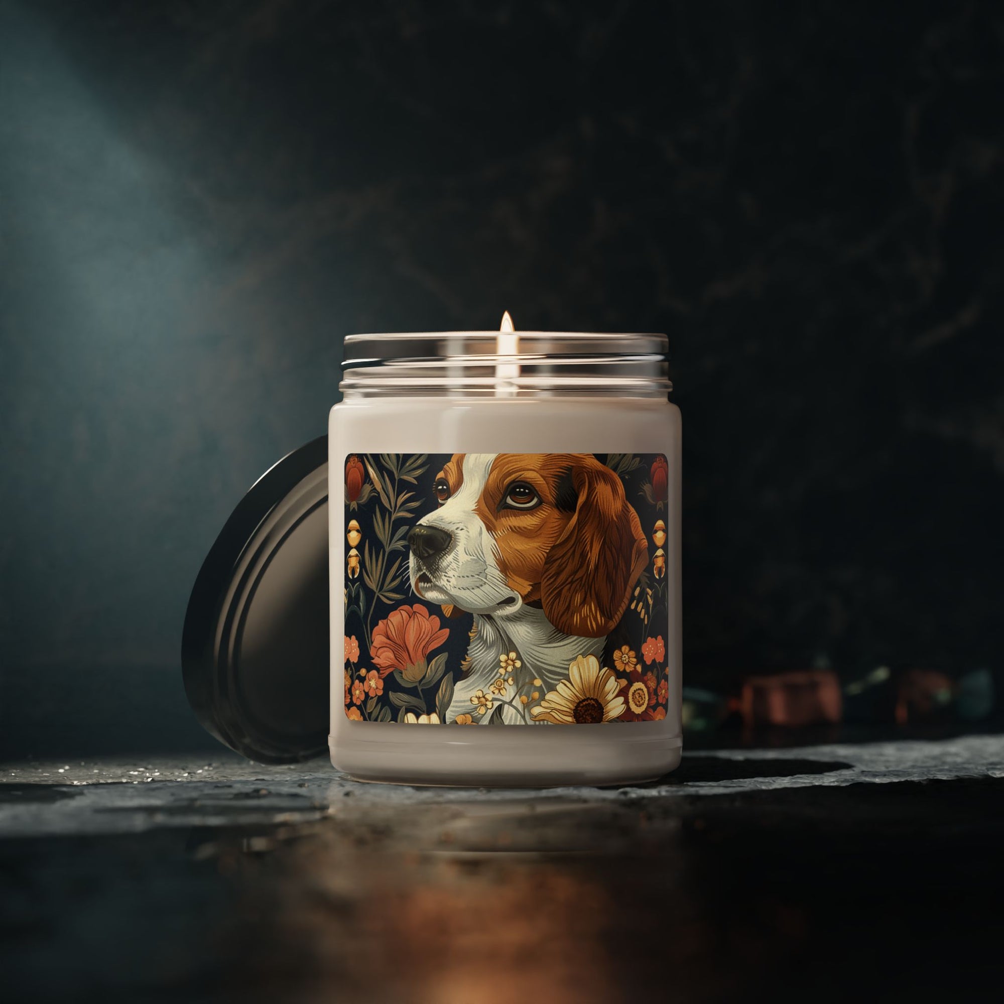 Beagle Blossoms Scented Soy Candle