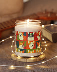 Corgi Chic Popart Pup Scented Soy Candle