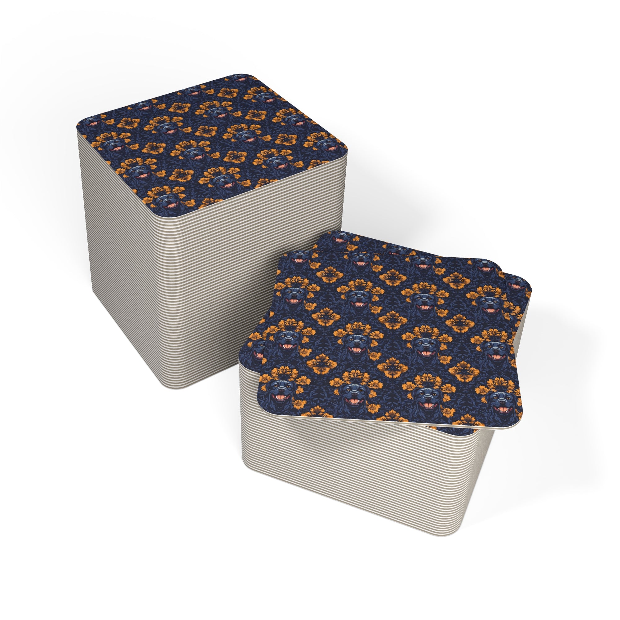Royal Rottweiler Regalia Coasters