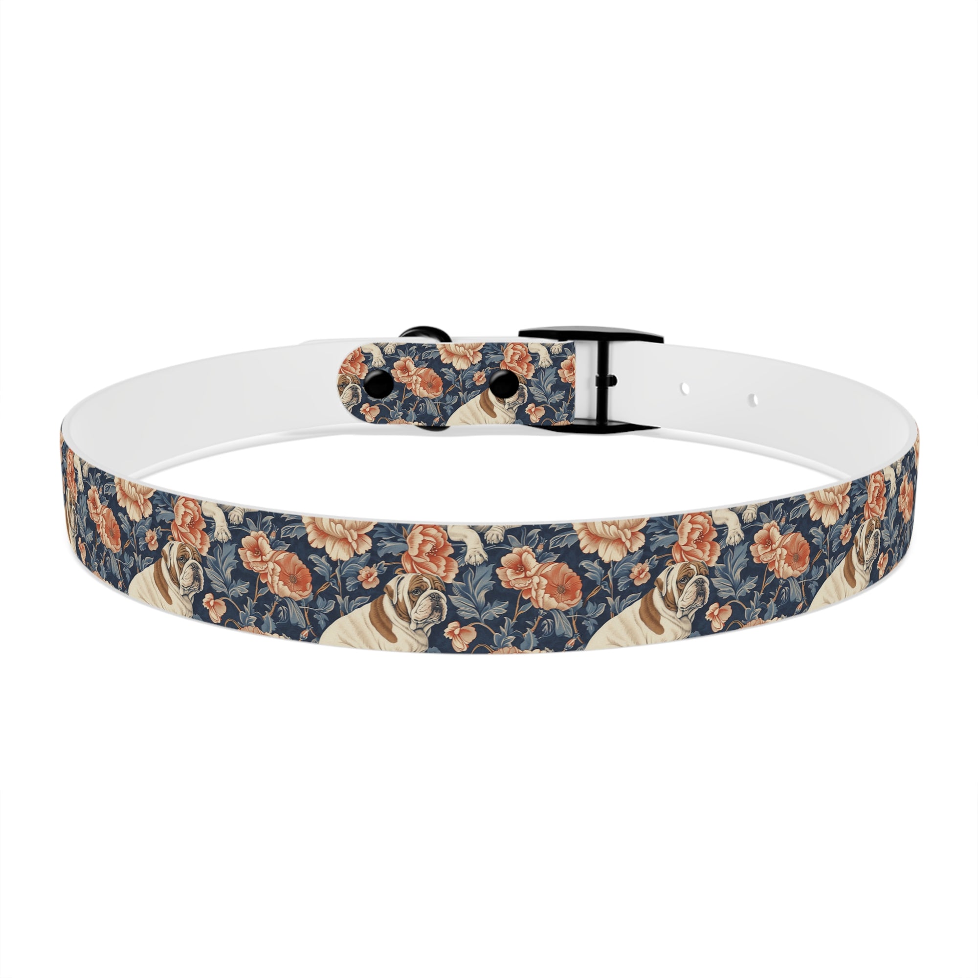 Blooming Bulldog Beauty Dog Collar