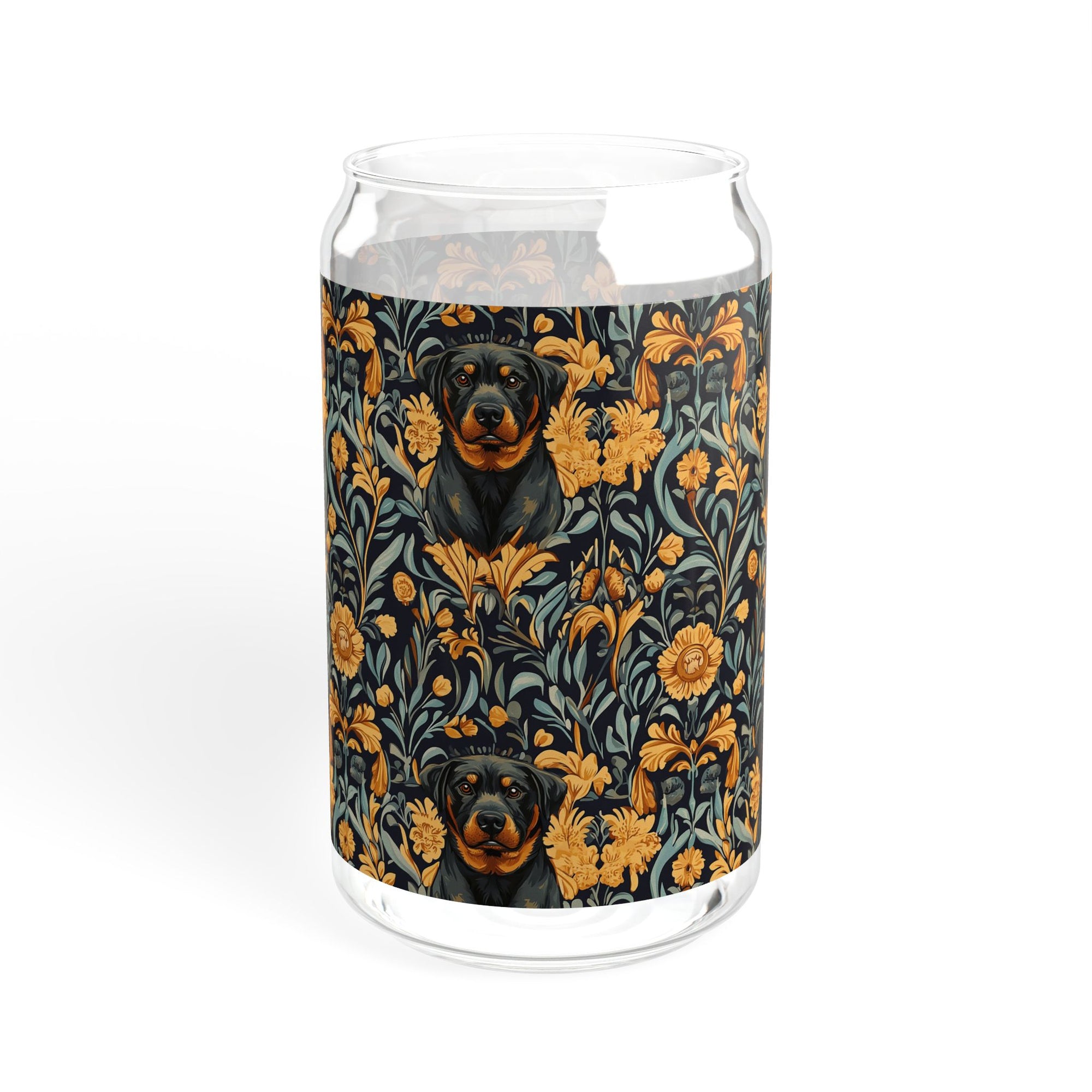 Ruffle Rottie Glamourific Sipper Glass