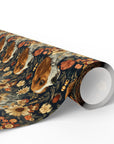 Beagle Blossoms Wrapping Paper