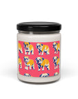 Bubblegum Glamour Bulldog Bouquet Scented Soy Candle