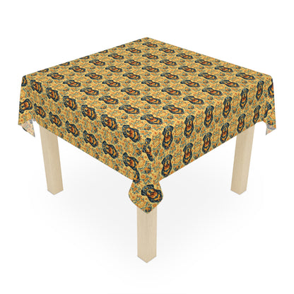 Royal Rottie Regalia Tablecloth